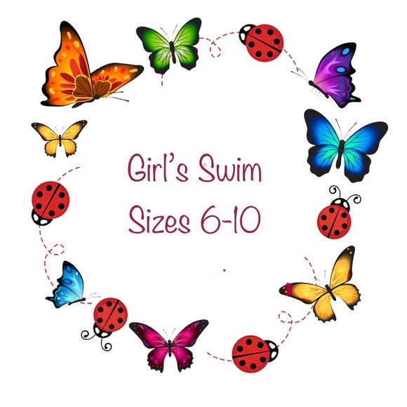 Girls Swim Sizes 6-10 - Picture 1 of 1